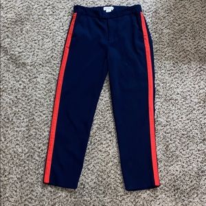 Blue Pants W/ Red Stripe